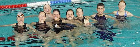 Team Universität  Bern: Schweizerische Hochschulmeisterschaften Schwimmen in Neuchâtel 2004