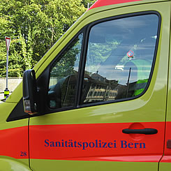 Rettungssanität der Sanitätspolizei Bern - Notruf 144 