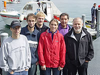 Team der Universität Bern am Insel-Ligerz-Schwimmen