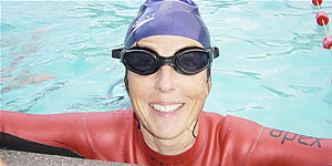 Ursula Marti im Konditionstraining Schwimmen