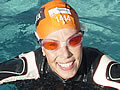 Gigathlon 2005: Schwimmerin Sandra Zarro Baumeister