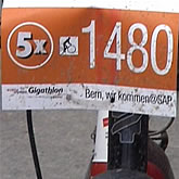 Gigathlon 2007: Team of Five 1480 am Ziel in Bern