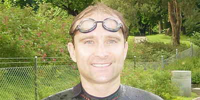 Markus Righetti als Single Triathlet am Inferno Triathlon 2008