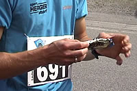 Inferno Triathlon 2006: letzte Verpflegung vor der Lauf-Etappe