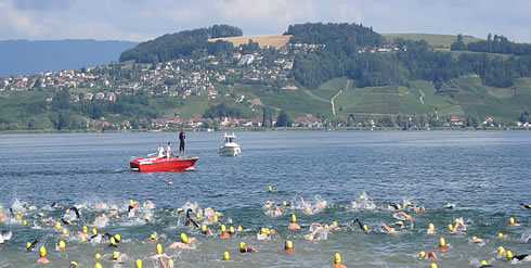 Universitätssport Bern: Murtenseeüberquerungen mit dem Uniteam Schwimmen
