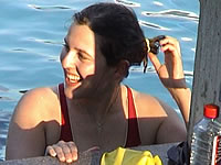 Daniela Alder in Freibadtraining im Sommer 2006