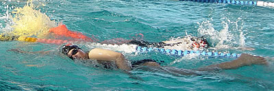 Privatlektionen Schwimmen: wirkungsvoller Beinschlag
