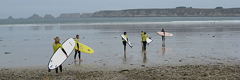 Surfen in der Bretagne: Ecole de Surf de Crozon