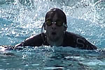 Training Langstrecken-Schwimmen im Freibad