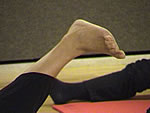 Yoga-Stretch-Pose am Unisport Special in Bern